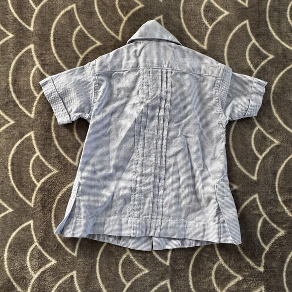 Baby Girl Multicolor Crew Neck Short/Long Sleeve Button Up Bundle Tops Sz 12M-2T - Picture 9 of 16